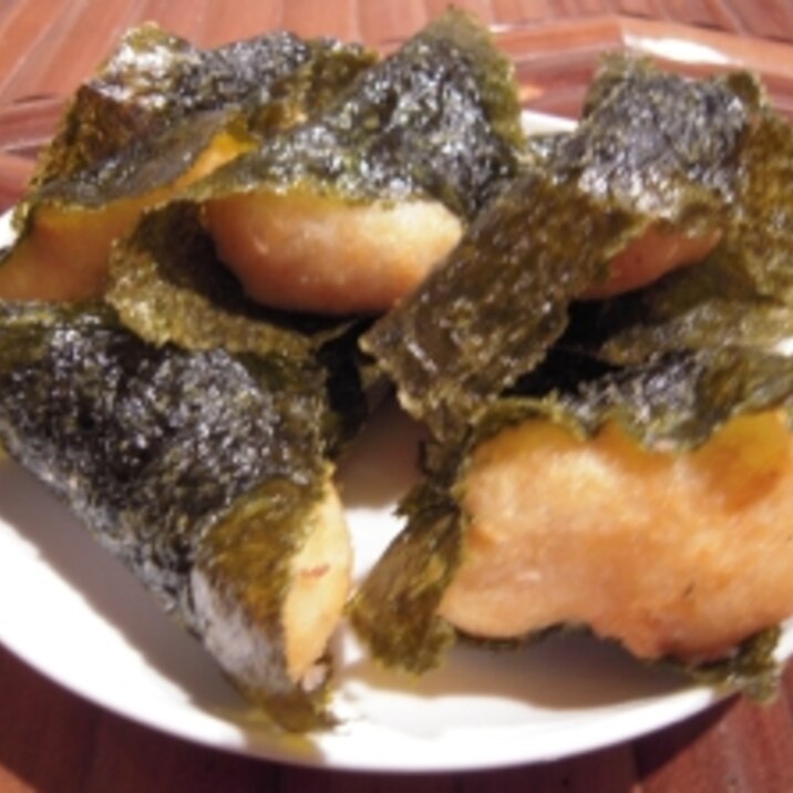 大和芋(山芋)の磯辺揚げ